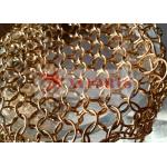 Stainless Steel Architectural Ring Mesh Curtain For Partitioning