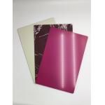 High Gloss ACP Plastic Sheet 2mm Thickness 2440mm Length Exhibition Use for sale
