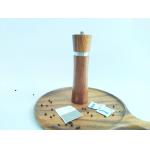 Refillable Wooden Salt And Pepper Grinders With Adjustable Size / Shape