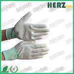 Antistatic ESD PU Coated Glove Coated Knitted Gloves For Industry for sale