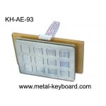 Industrial Metal 12 Keys Metal Numeric Keypad , Door Entry Keypad Anti - vandal for sale