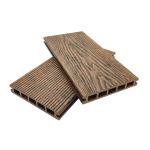 Mix Colors WPC Decking 3D Embossing Outdoor Flooring for sale