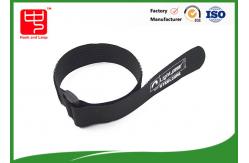 China Black  strap one side sticky backed  , 100% nylon cable ties with buckle supplier