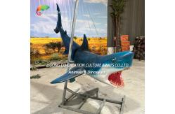 China Animatronic Animal Model Life Size Animatronic Shark For Aquarium Decoration supplier