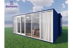 China Luxury Customizable Container House / Extendable Modular Prefab Steel House supplier