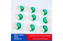 China High Efficiency Eco-Friendly OEM / ODM Laundry Detergent Capsules supplier