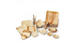 China OEM Biodegradable Palm Leaf Plates With Laminated Packing supplier