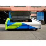Customized Steel Recycling Mobile Skip Bins Large Waste Garbage Bin
