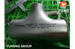 China ASTM A403 WP316L Stainless Steel Reducer Tee B16.9, Compressed Air Tube Application supplier