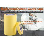 Rubber Yellow Crepe Paper Adhesive Colorful Masking Tape for sale