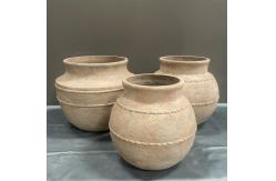 China Texture Surface GRC Flower Planters Waterproof And Fireproof For Versatile Functional Planting supplier