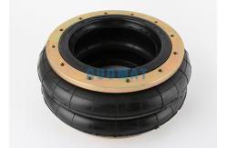 China Double Convoluted Rubber Air Spring Guomat 12X2 Industrial Air Bag With Flange Ring supplier