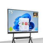 Qtenboard 65 75 86 4k Interactive Smart Board 4gb Ram 32gb Rom Android 11 Electronic Whiteboard for sale