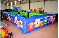 China Customized Inflatable Snooker Sport Games Interactive Inflatable Sport Games supplier