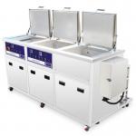 Three Tanks 77l 3000w Heated Ultrasonic Cleaners Precise Parts Cleaning Rinsing Drying for sale