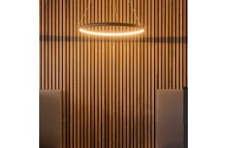 China Eco-Friendly Acoustic Wooden Panel with Polyester Fiber and Contemporary Design Style supplier