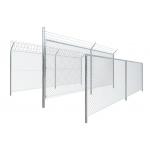 Galvanized Woven Cyclone Wire Mesh Chain Link Fence Panel 8 Ft For Garden for sale