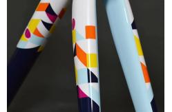 China DIY Decoration Bicycle Frame Decals With SGS Certification Abrasion Resistance supplier
