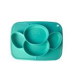 Customized Bee Shape Bpa Free Baby Feeding Plate Set With Spoon And Fork for sale
