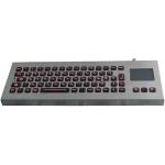 IP65 weatherproof Industrial Keyboard With touchpad, desktop backlit keyboard