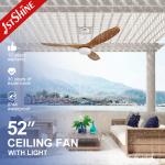 Outdoor Waterproof IP44 ABS Plastic Led Ceiling Fan Remote Control for sale