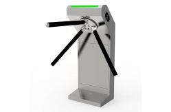 China Pedestrian Bi-Directional Tripod Turnstile Gate Weatherproof 1.5mm Thickness Frame supplier