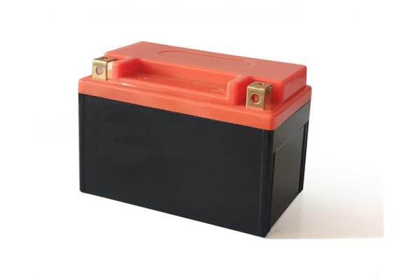 Rechargeable 12.8V 6AH Lithium Starting Battery Environmentally Friendly Motorcycle Starter