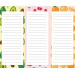 Customized Fruit Magnetic Pad For Fridge Kitchen Food Planner for sale