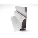 Silver Electrophoresis Aluminium Display Profile For Advertising / Exhibition / Led