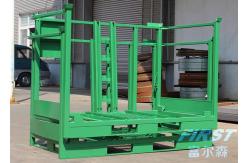 China Green Powder Coated 1.5M Depth 60 Stackable Steel Pallets supplier