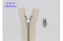 China Polyester Coil Separating Zipper , YG Sliders Cotton Tape Extra Long Zippers supplier