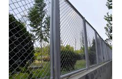 China Electric Galvanized Iron Chain Link Fencing Metal Mesh Fence 8ft High supplier
