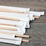 Disposable Degradable Wooden Coffee Stick 17.8cm Primary Color Coffee Stirrer Use Restaurant for sale