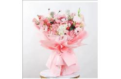 China Customized Handmade Floral Wrapping Paper for Thickened Plain Elegant Packaging supplier