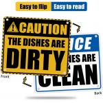Kitchen Strong Magnetic Dishwasher Clean Sign Dirty Tag for sale