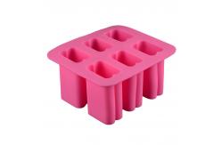 China Custom Silicone Rubber Soap Mold 6 Cavity Rectangular Silicone supplier