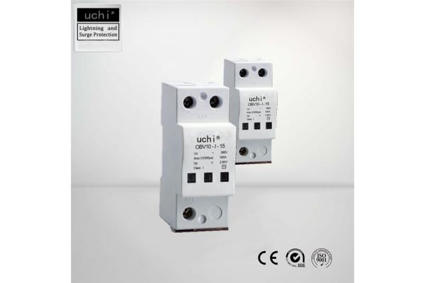 385V Surge Protection Device SPD IEC61643-1 With Hat Rail Mounting