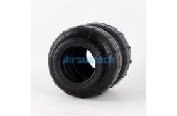 China Static Height 142MM Rubber Air Spring 130142H-2 Double Convoluted Air Suspension supplier