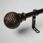 24 Inch Decorative Adjustable Copper Pipe Curtain Pole for sale