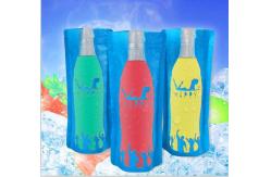 China Clear Printed Summer Drink Plastic Pouches Packaging With 400ml 500ml 600ml supplier