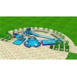 New design giant frame pool metal frame pool inflatable water amusement park water park projects aqua park plan for sale