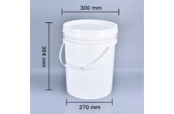 China Customized Logo 20L Plastic Bucket for Paint Industry Durable and Versatile supplier