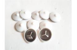 China Metal Insulation Clips With Plastic Coat Caps , Tile Backer Board Fixing Washers supplier
