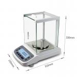 Auto Calivration Precision Analytical Balance Adopting Large Backlighting LCD Screen for sale