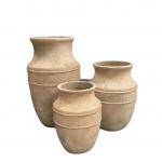 Long Lasting GRC Planter Pots Keep 5-6 Years Outdoor Frost Resistant Character Textured Surface for sale