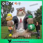 Giant 6m Cartoon Inflatable Cat Commerical Advertising For Outdoor/ Event Animal Mascot for sale