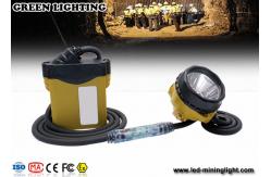 China 10.4Ah 3.7V Cree Mining Cap Lights , 348lum 25000lux light brightness supplier