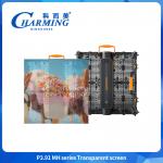 High Transparency P3.91 LED Video Wall Vivid Effect Transparent LED Display Outdoor Screen For Window Glass Ads for sale