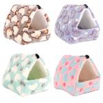 Chinchillas Hamster Bedding Soft Flannel Small Pet House Print Pattern Rabbit Rat Hamster for sale