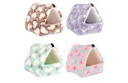 China Chinchillas Hamster Bedding Soft Flannel Small Pet House Print Pattern Rabbit Rat Hamster supplier